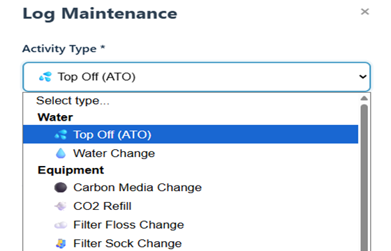 Maintenance Tracking